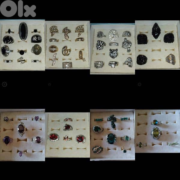 adjustable rings stainless steel 3= 10$ 0