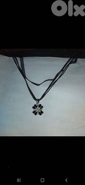 necklace vintage necklaces crochet or black stripes 1=7$ or 3= 15$ 2