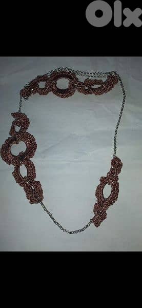 necklace vintage necklaces crochet or black stripes 1=7$ or 3= 15$ 5