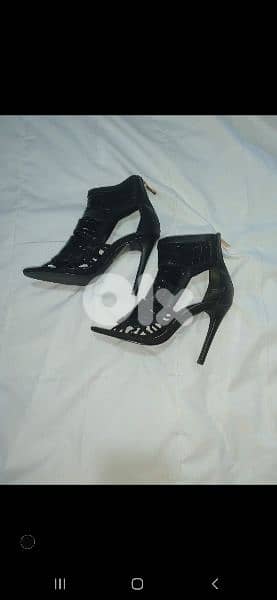 shoes limited edition sandals croco 39 bas used once 2