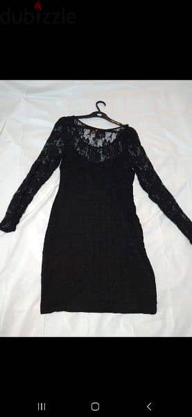 j Crew neck dress black with laces s to xxL terke 2