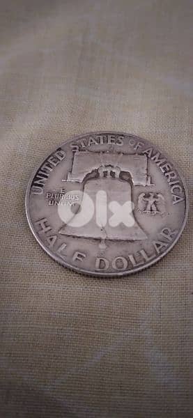 USA Memorial for president Franklin Silver  Half Dollar Coin  12. grs 1