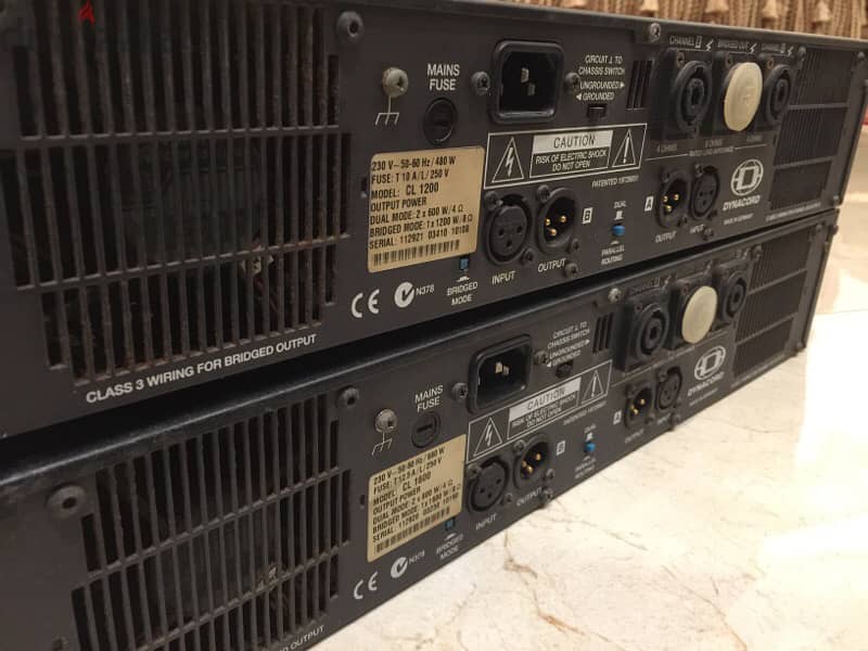 DYNACORD CL 1200 (Amplifier Pro) 7