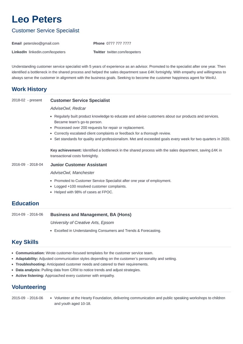 Professional Job-Winning CV Maker 4