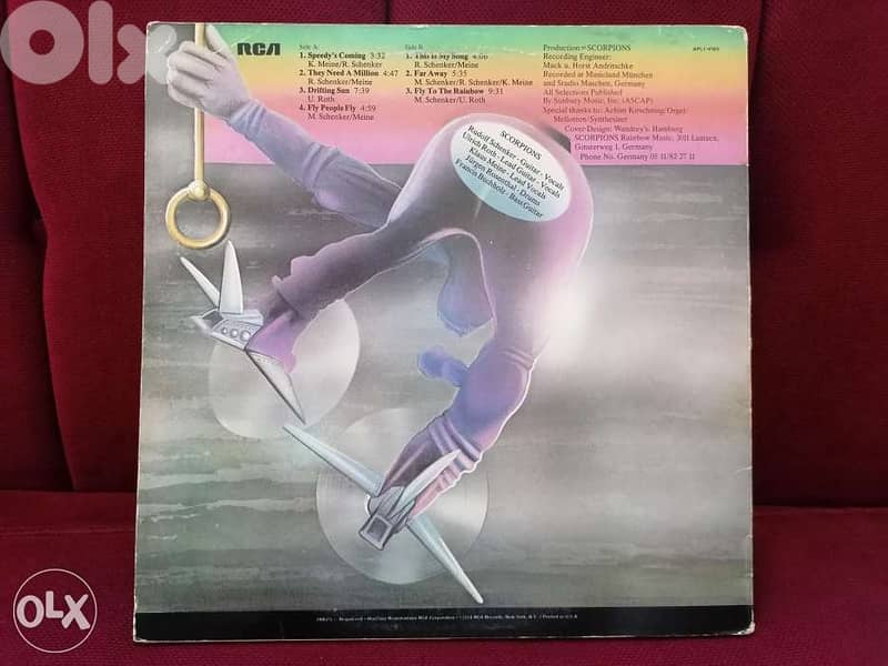Scorpions - Fly To The Rainbow - Vinyl - 1974 1