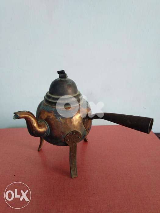 ابريق شاي نحاس قديم 0
