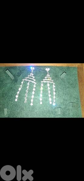 long earrings strass 1