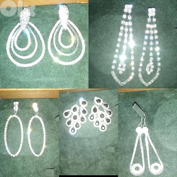 earrings all strass big size  1=7$ or 3=15$ 0