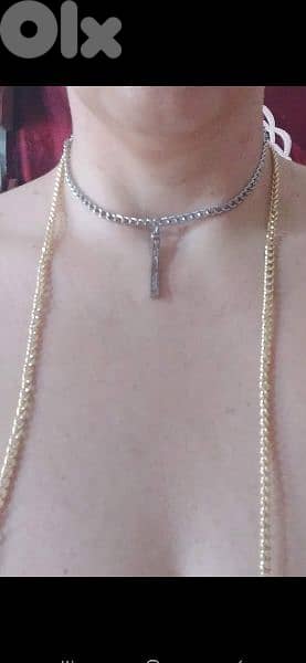necklace authentic Michael kors necklace double chain 2 colours 3