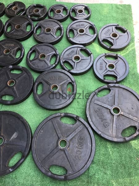 olympic plates rubber like new all weight available 70/443573 RODGE 3