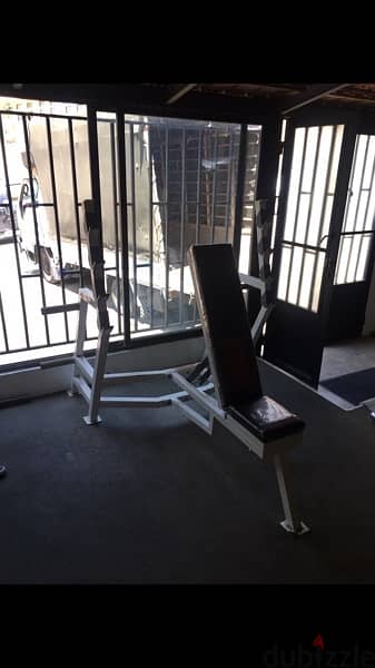 olympic bench press flat incline like new 70/443573 RODGE 1