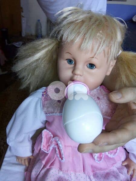 BABY BIG GIRL 52Cm Stuffed Still Good doll+Talking disc, no batteries 2