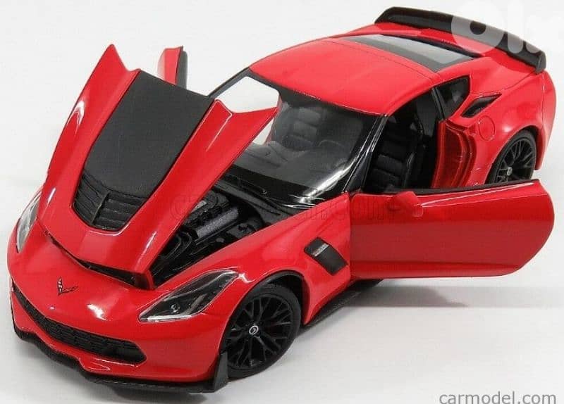 Corvette ZO6 diecast car model 1:24 3