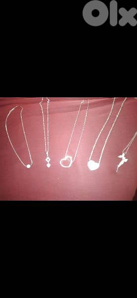 necklace pendant necklace stainless steel  2=15$ 1