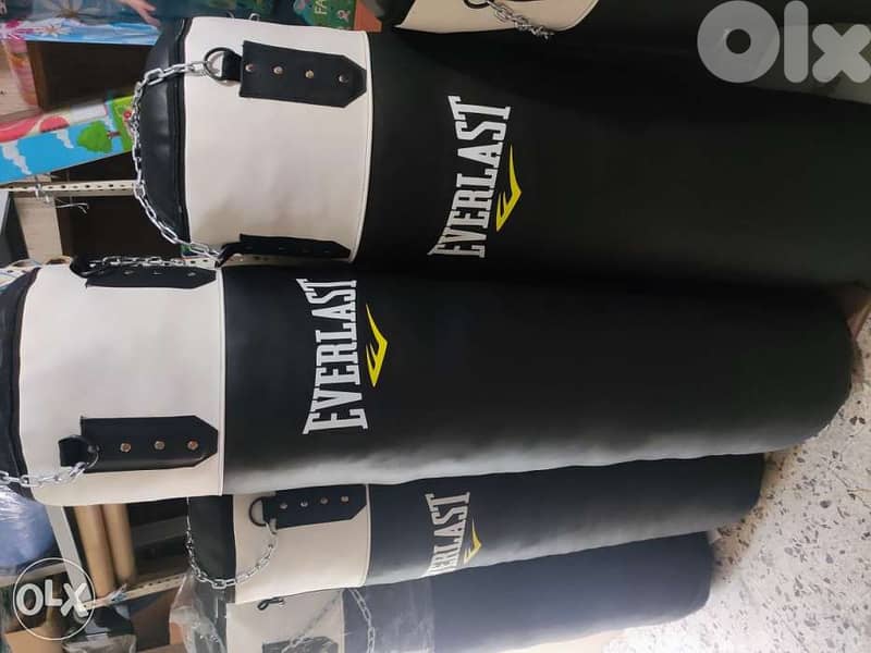 Everlast Punching bag leather boxing 2