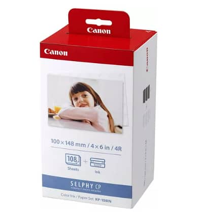 Canon Selphy Photo PRINTER CP1000 + KP-108 1