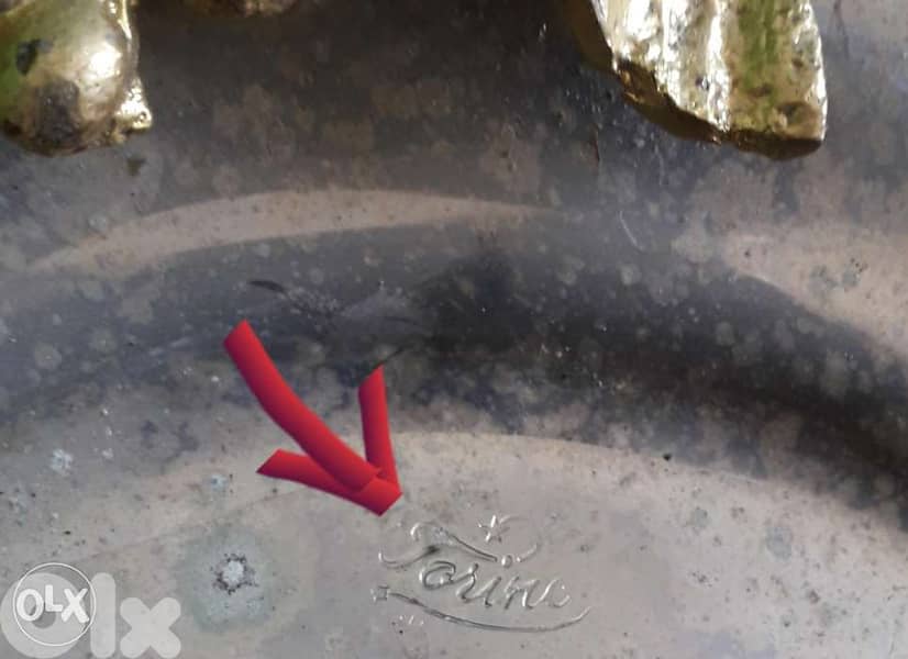 صحن مغطس فضه 1