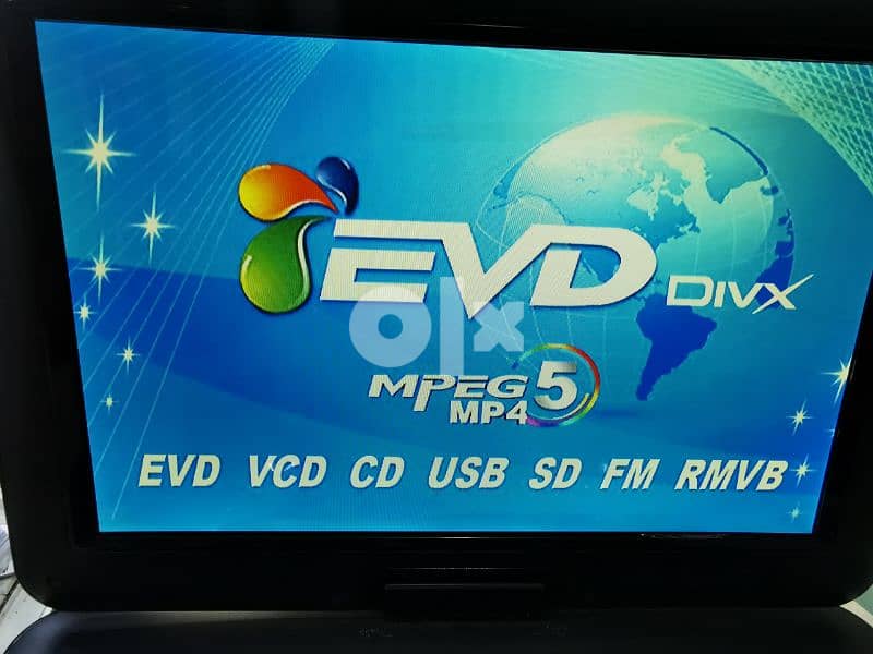 15" portable dvd tv player 1