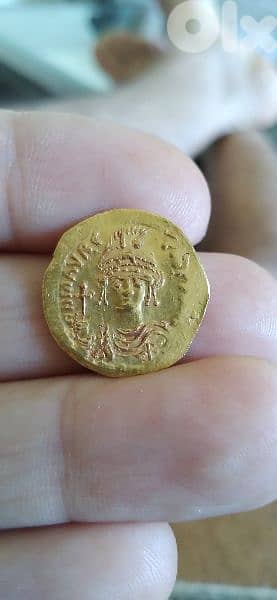 Byzantine Eastern Roman Gold Coin  for Tiberius II 580 AD 0