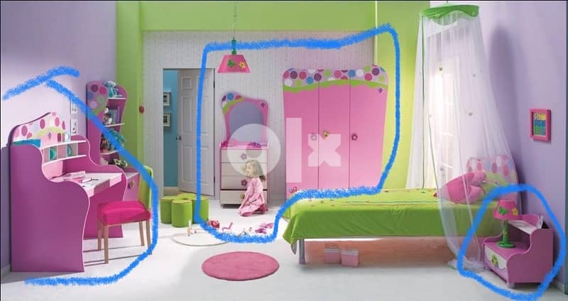 made in turkey bedroom /used for 1 year /like new 1