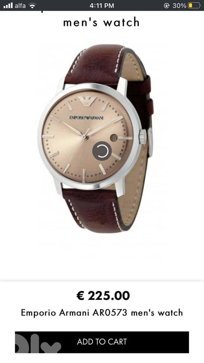 ساعة ارماني 0