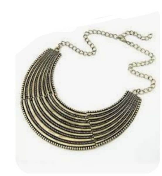 necklace vintage egyptian princess necklace copper tone 4