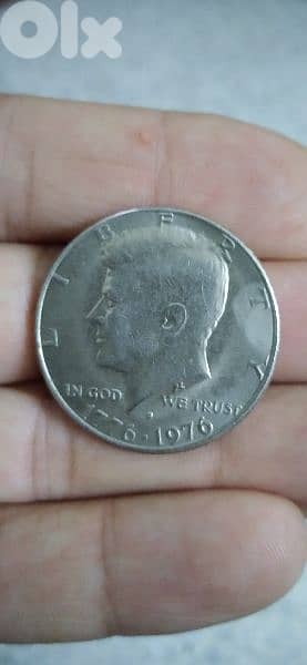 Half USD Memorail Kennedy for the 200 Yeats Anniversary 0