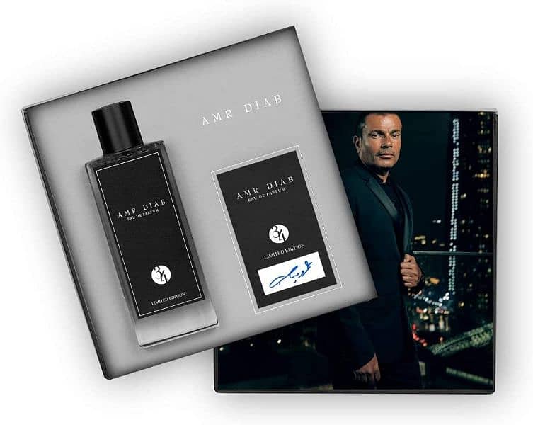 Amr Diab Eau De Parfum 34 Limited Edition, 85ml 0