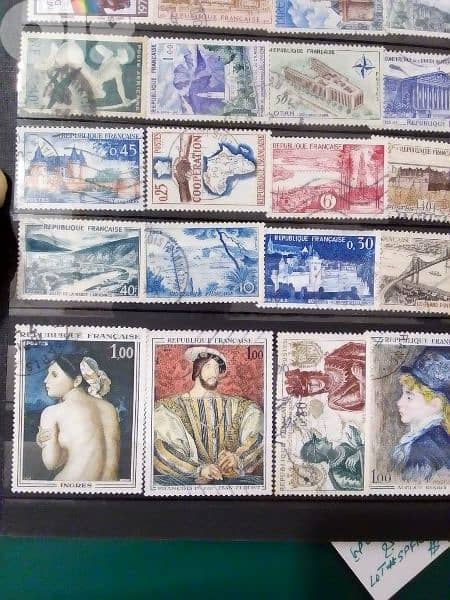 France 1960's old  24 stamps Lot# SPFR-8 طوابع فرنسية قديمة 0