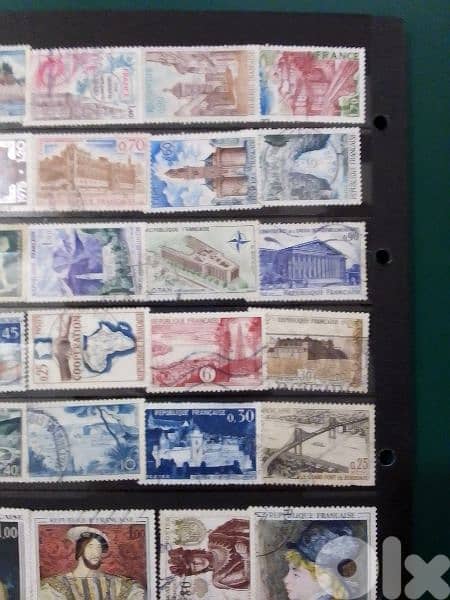 France 1960's old  24 stamps Lot# SPFR-8 طوابع فرنسية قديمة 3