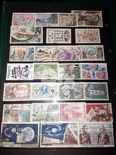 1969+ France 26 old stamps Lot# SPFR-10 طوابع فرنسية قديمة 2