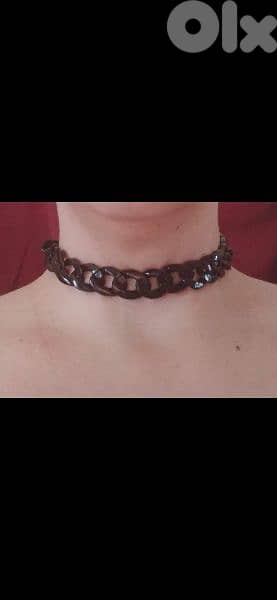 necklace chain form necklace black choker 1=7$ or 3=15$ 1