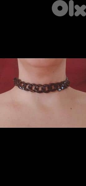 necklace chain form necklace black choker 1=7$ or 3=15$ 2
