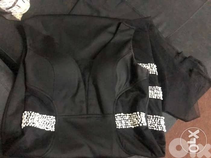 women clothing, فستان, evening dress, wedding, Long Black Dress 4