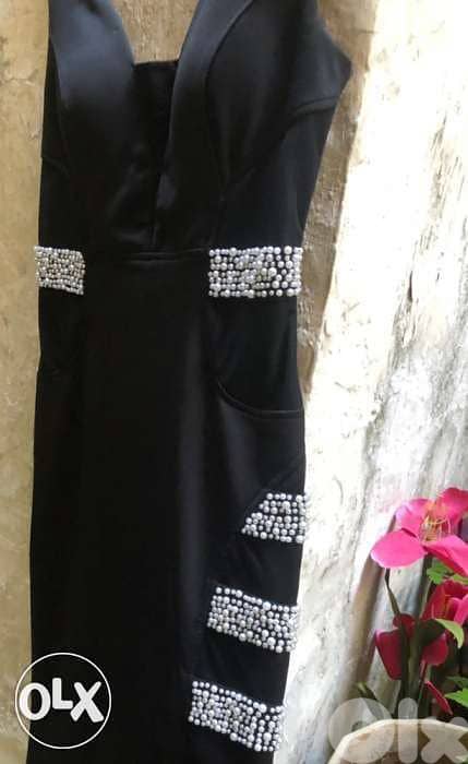 women clothing, فستان, evening dress, wedding, Long Black Dress 5