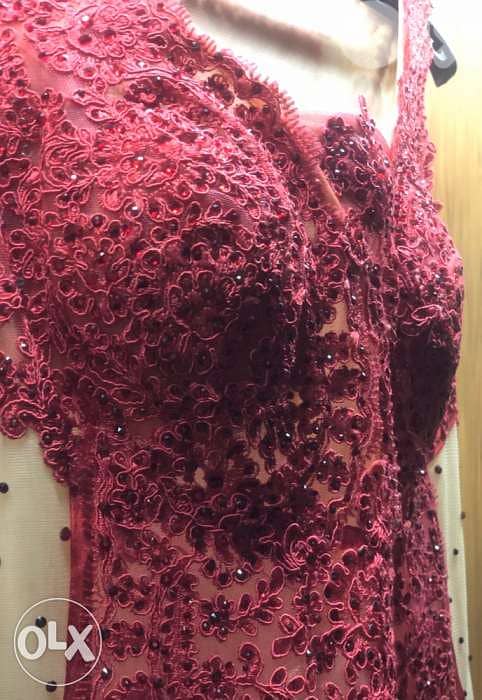 women clothing, فستان, Red carpet, Red Short Dress, high +++ quality 1