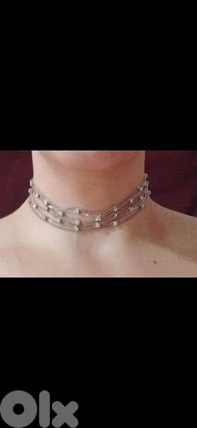 choker aw 3a2ed ma3 strass rainbow 1