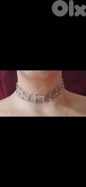 choker aw 3a2ed ma3 strass rainbow 2