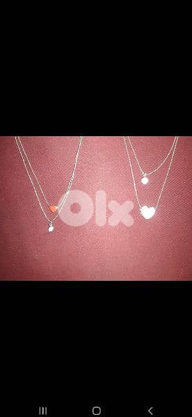necklace double chain necklace 2