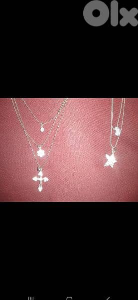 necklace double chain necklace 5