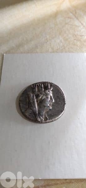 Phoencian Tyche silver Tetradrachm for Goddess Tyche year around 80 BC 0