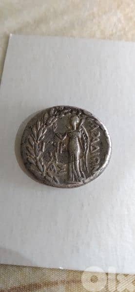 Phoencian Tyche silver Tetradrachm for Goddess Tyche year around 80 BC 1
