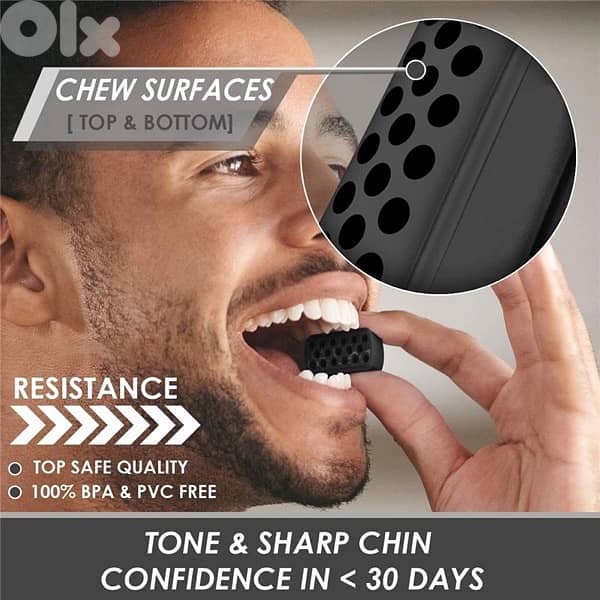 Jawline Exerciser for Men & Women - 3 Resistance Levels 1