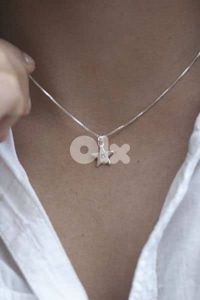 necklace star pendant 925 silver 5grams 2