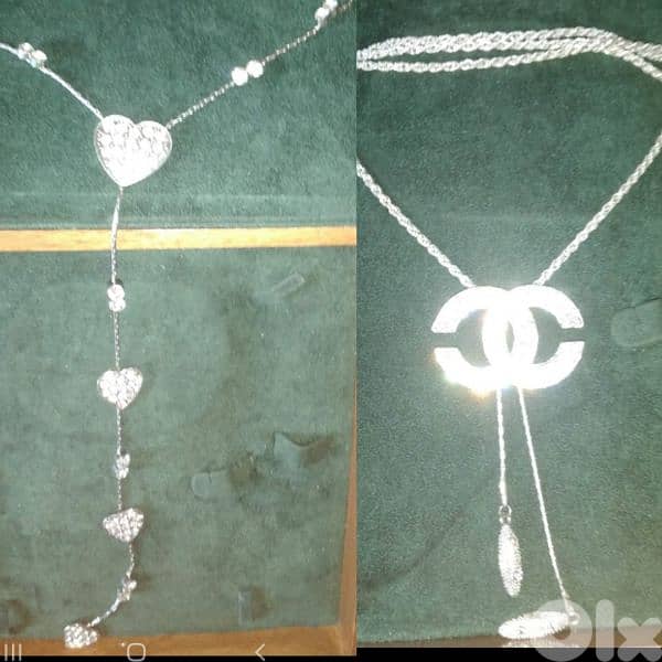 long strass tassel necklace 2 models 0