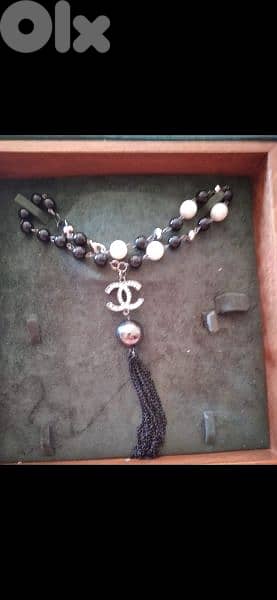 necklace copy long necklace chanel or lancel 7