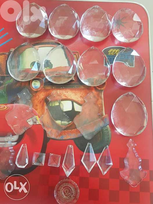 شمعدانات كريستال ثريات تشيكي اصلي . قديم جدا. للجادين فقط 3