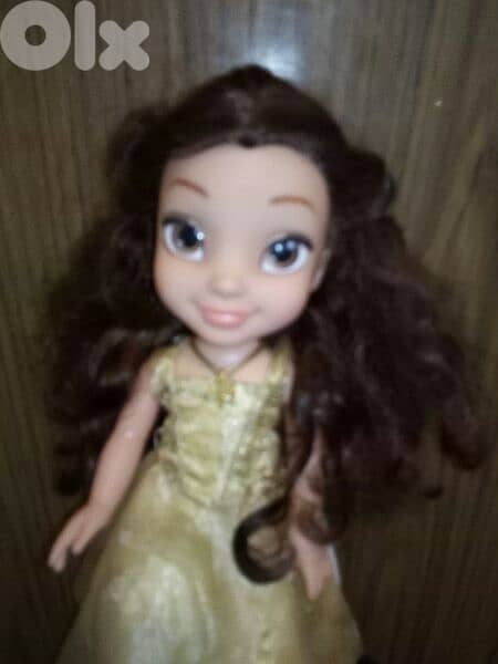 PRINCESS BELLE Disney ANIMATOR Great doll in own dress+Shoes +necklace 1