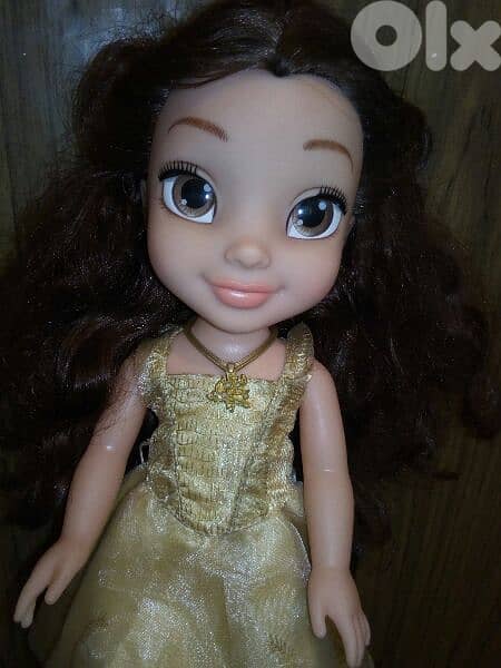 PRINCESS BELLE Disney ANIMATOR Great doll in own dress+Shoes +necklace 5