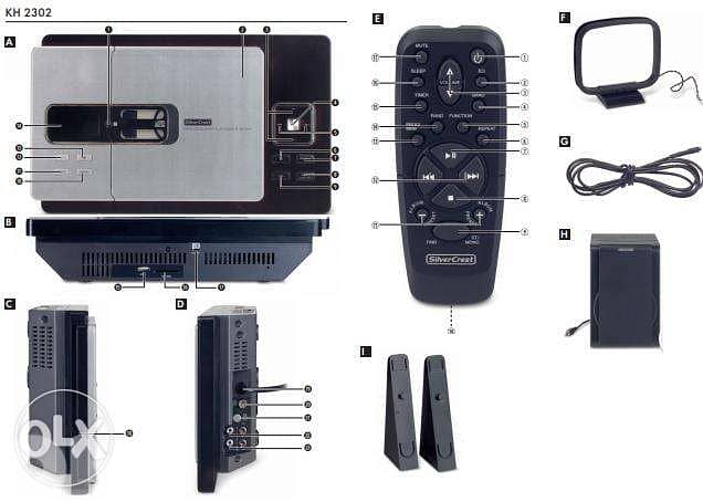 Silver crest MINI-Chaine DESIGN CD / MP3 / 4$ delivery 3